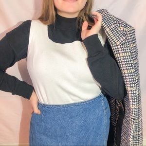 White Square Neck Tank